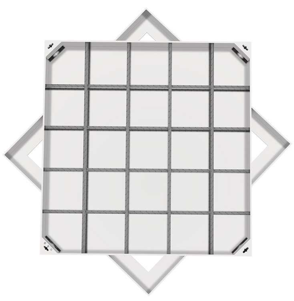 秦安不锈钢方井展示